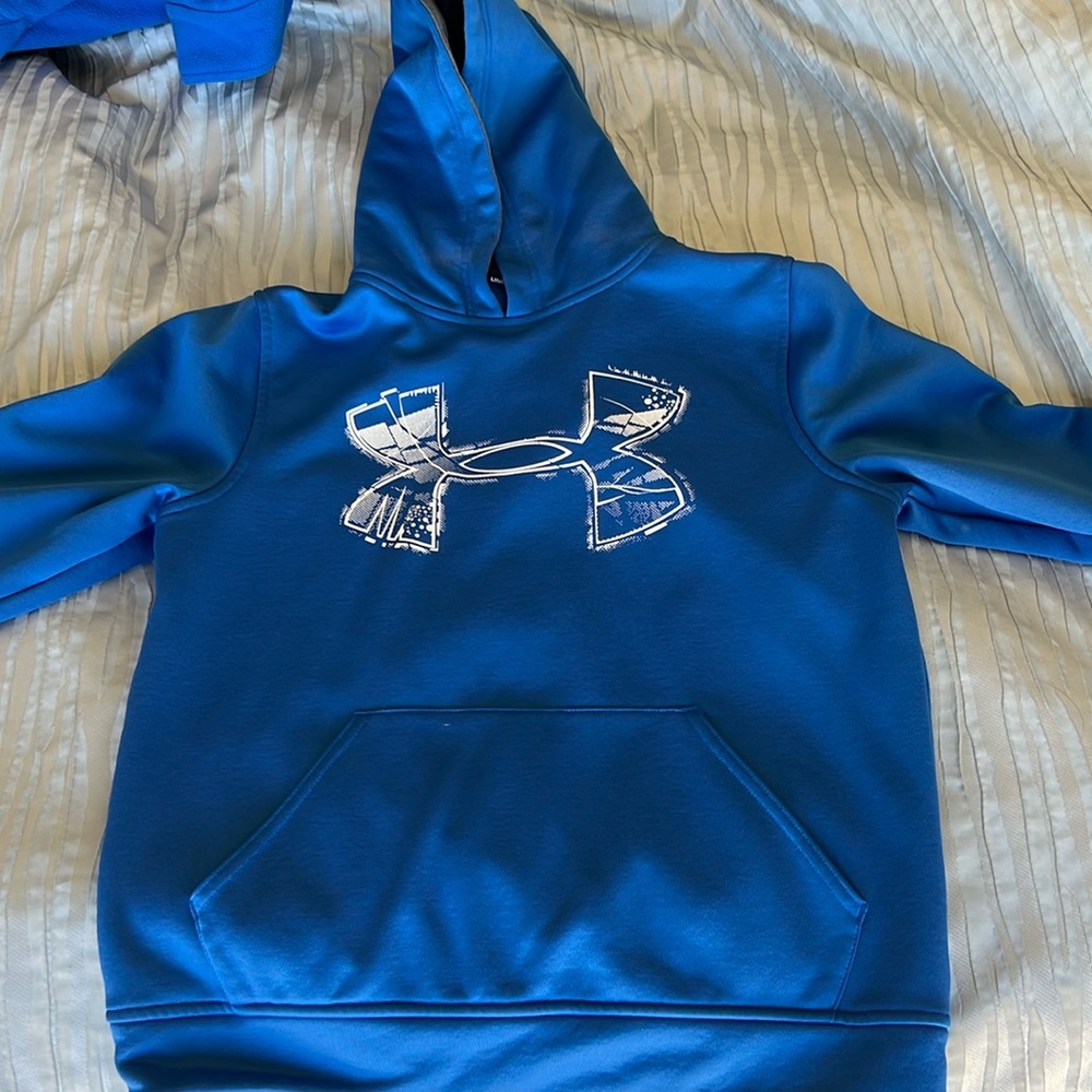 Hurley Loose Blue Hoodie Sweatshirt - Youth Medium